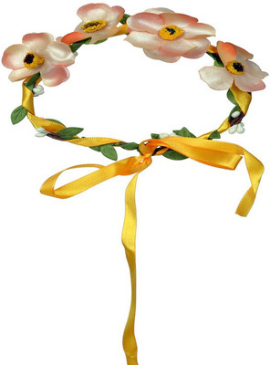 

Sagunya Floral Baby Tiara Head Band(Yellow)