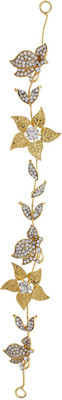 

Pink Rose Princess Charm Head Band(Gold)