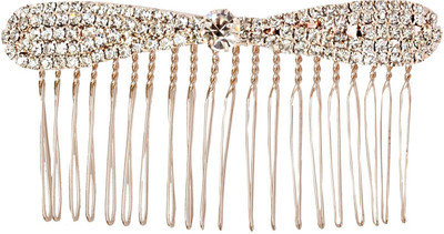 

Itzaboutu Cz Bow Shaped Hair Pin(White)