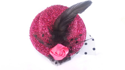 

Viva Fashions Hatstyle big sized Hair Clip(Pink)