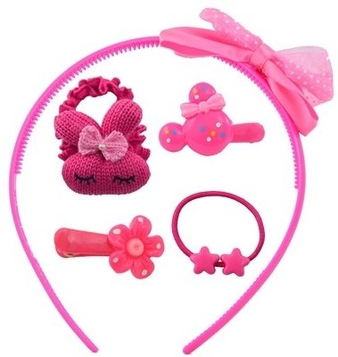 

Angel Glitter Cute Kitten Combo Hair Accessory Set(Pink)