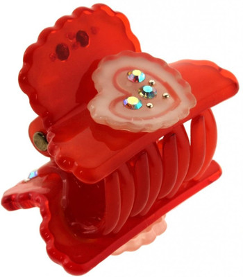 

Trendy Baubles Claws & Clutchers Collection Hair Claw(Red, White)