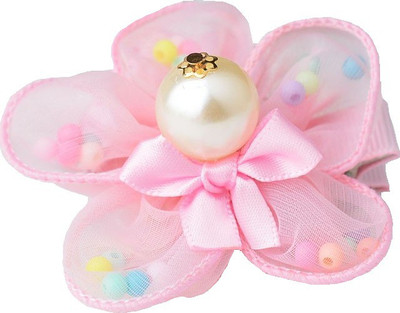 

Angel Closet Flower with Pearls Hair Clip(Pink)