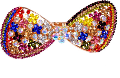 

Mansiyaorange Fancy Latest Designer Party Wedding Stylish Finest Hair Clip(Multicolor)