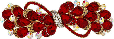 

Mansiyaorange party wear fancy accessories Hair Clip(Red)