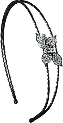

Glitters Online modern trendy Head Band(Silver, Black)