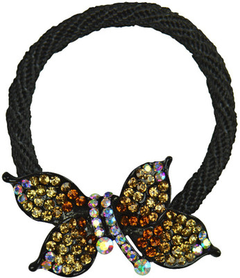 

Glitters Online Gold Colour American Diamond Hair Band(Multicolor)