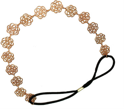 

Creative India Exports Women Gold Roses Hair Chain(Gold)