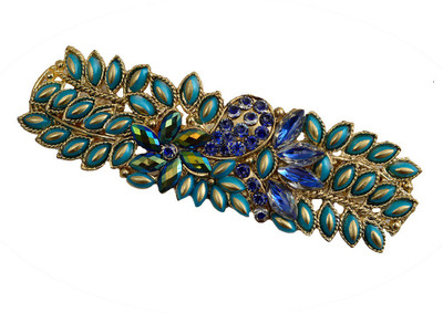 

Taj Pearl Designer Hair Clip(Gold)
