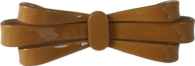 

Ammvi Creations Gloss layered Bow Shaped Delightful for Women Hair Clip(Brown)