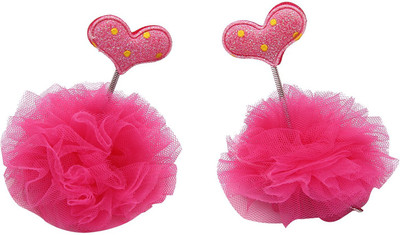 

Sanjog Bubbly Clip Set For Kids/Girls Hair Clip(Pink)