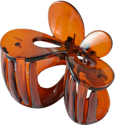 

Sarah Plastic Hair Clutcher for Women - Brown Hair Clip(Brown)