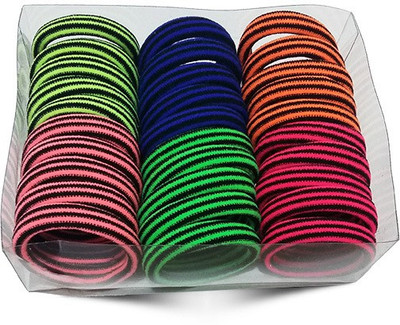

Best & Lowest Multicolor Lining Original Rubber Hairbands - Set Of 30 Pcs. Rubber Band(Multicolor)