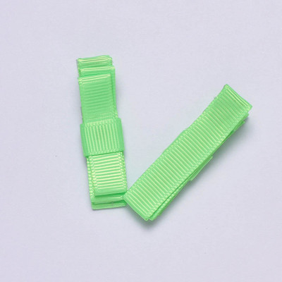 

NeedyBee Neon Double Deck Bow - Pack of 2 Hair Clip(Green)