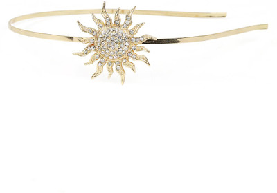 

Hair Drama Company Hair Drama Golden Metal Headband Head Band(Gold)
