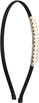 

20 Dresses Moonlit Diamond Hair Band(Black, White)