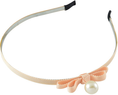 

Sarah Pearl Bow Hair Band(Pink)