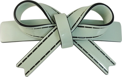 

Ammvi Creations Sleek Bow Pattern Solid Gracious for Women Hair Clip(Blue)