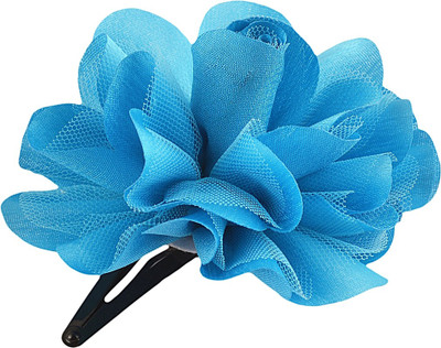 

Crayon Flakes Kids Girls Handmade Single Flower Tic Tac/Hair Pin/Hair Clip. Hair Clip(Blue)