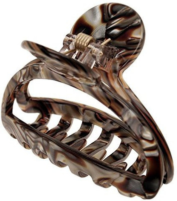 

France Luxe Orleans Small Cutout Jaw - Onyx Hair Clip(Multicolor)