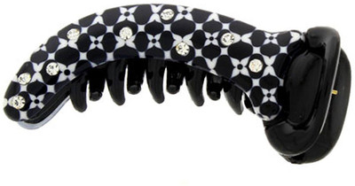 

Anuradha Art BN-143 Banana Clip(White, Black)