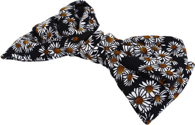 

Fayon Cloth And White Printed Hair Pin(Black)