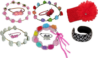 

Twinkle Floral Style Tiara Hair Accessory Set(Multicolor)