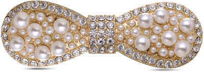 Sparkle Street Pearls Bouquet Hair Clip(White)