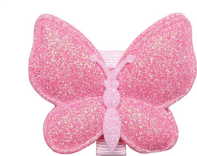 

Angel Closet Glitter Butterfly Hair Clip(Pink)