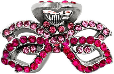 

B-Fashionable Double Bow Hair Claw(Pink)