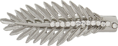 

Blueberry Leaf Shaped Hair Clip(Silver)