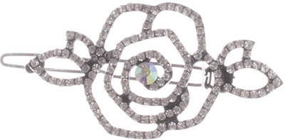 

Adorelabel Vintage Crystal Rose Wire Clasp Hair Pin(Copper)