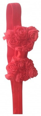 NeedyBee Baby Bow Head Band(Red)