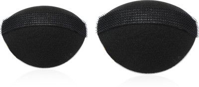 

Fasherati Fasherati It Up Volume Hair Base Barrettes Hair Inserts Beehive Princess Design Sponge Hair Bun Maker Pad Hair Bump for Girls and womens Bun(Black)
