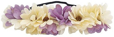 

Merroyal Daisy Flower Wreath Headband Floral Crown Garland Halo for Festivals Wedding Outing Head Band(Multicolor)