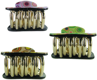 

Collana patterned multicolored hair clutcher combo Hair Claw(Multicolor)