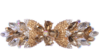 

Mansiyaorange party Wedding casual wear fancy Golden pin accessories Hair Clip(Copper)