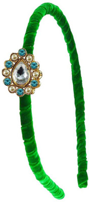 Vidhya Kangan Bakal Hair Band(Green)