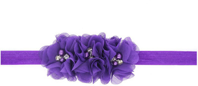 

Mamaboo Dark Purpule Triple Flower Head Band(Purple)