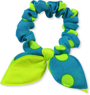 

Sarah Polka Dot Rabbit Ear Rubber Band(Blue, Green)
