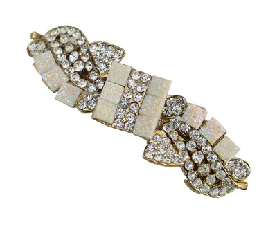 

Taj Pearl Designer Hair Clip(Gold)