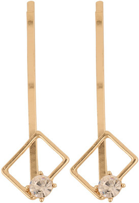 

Jazz Jewellery Toned Stone Hair Pin(Gold)