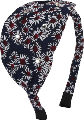 

Fayon Fabulous Statement Blue Print Flower Hair Band(Blue)