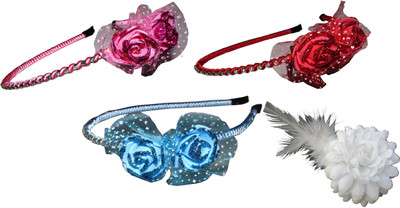 

Takspin Floral Style Hair band Hair Accessory Set(Multicolor)