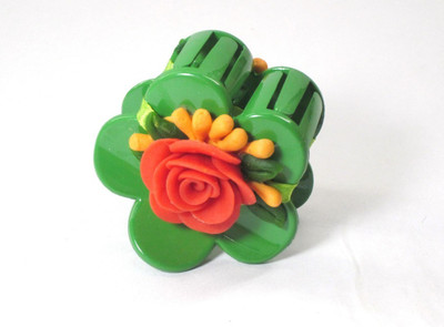 

Advance Hotline Porcelain clay work fancy hair clutcher Hair Clip(Multicolor)