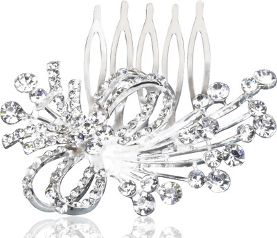

Takspin Partywear Collection Hair Pin(White)