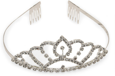 

Prita Princess Tiara Hair Band(Silver)