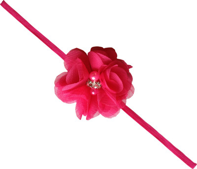 

AkinosKIDS Soft Embellished with Diamond Pearl Head Band(Pink)
