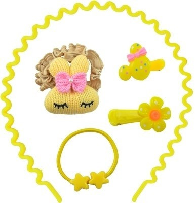 

Angel Glitter Cute Kitten Combo Hair Accessory Set(Yellow)