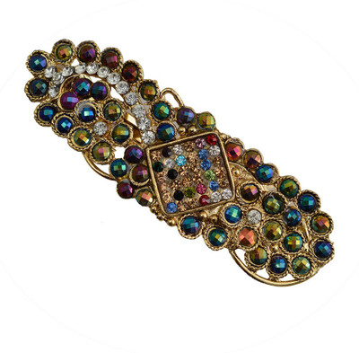 Taj Pearl Designer Hair Clip(Gold)